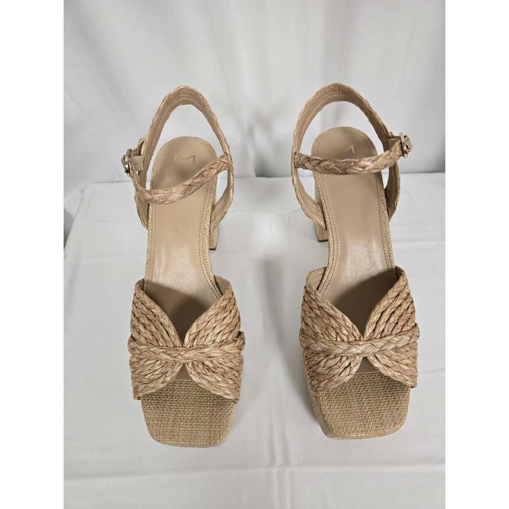 Marc Fisher Woven Platform Sandal Size 10 - image 2