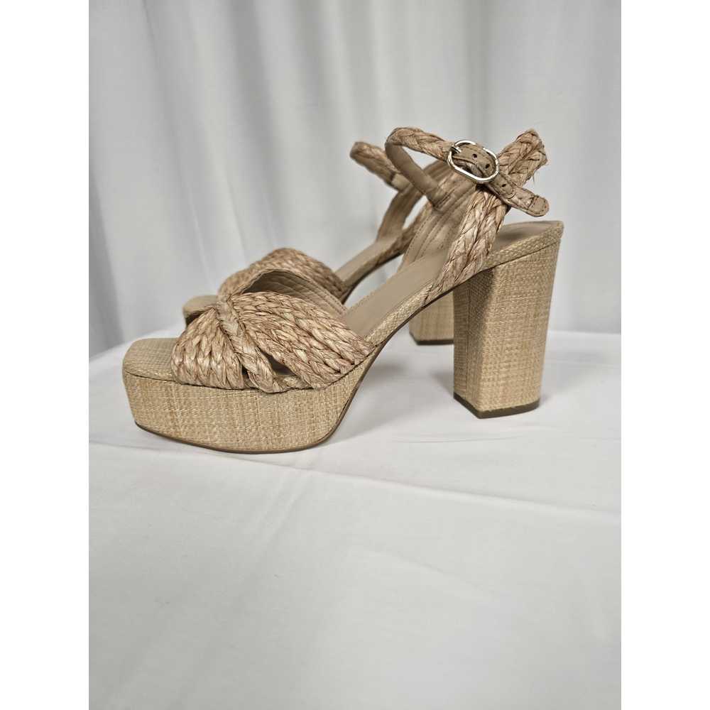 Marc Fisher Woven Platform Sandal Size 10 - image 5