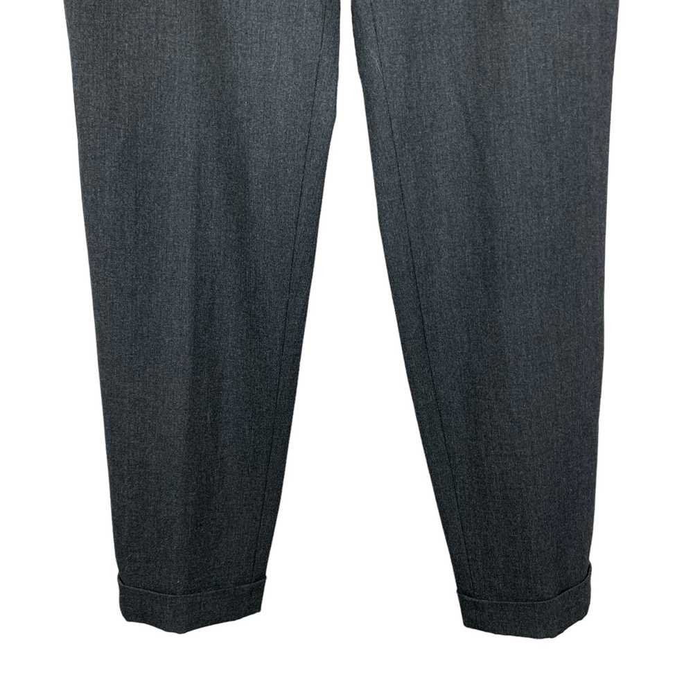 Piazza Sempione Dress Pants Grey Wool High Rise I… - image 3