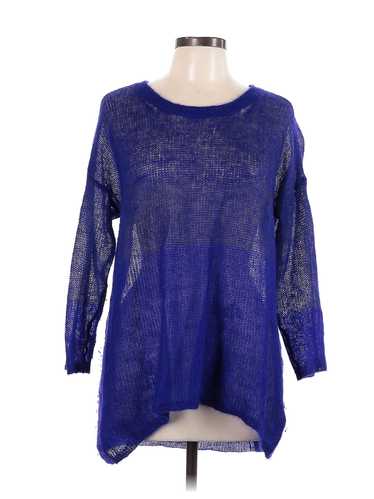 Eileen Fisher Women Purple Wool Pullover Sweater L