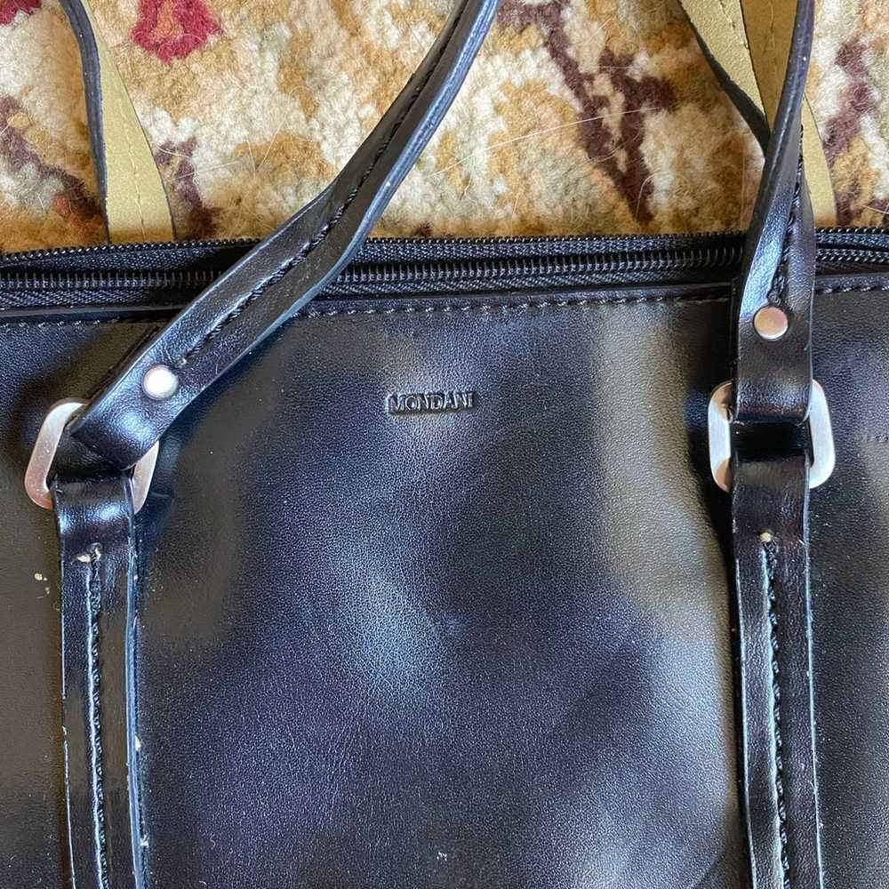 90’s Y2K Vintage Faux Leather Shoulder Bag - image 2