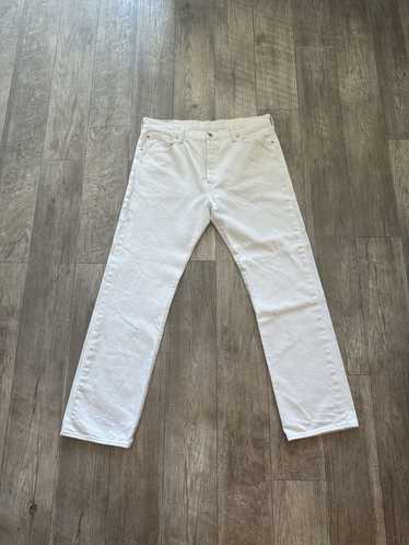 Levi's Vintage Clothing Levi's White Denim Jeans … - image 1