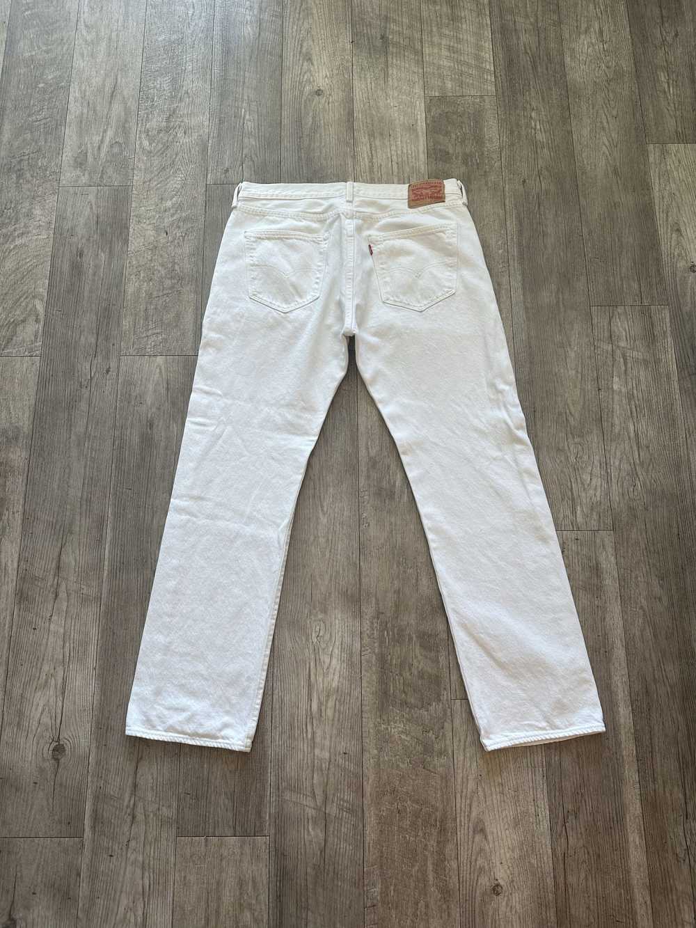 Levi's Vintage Clothing Levi's White Denim Jeans … - image 2