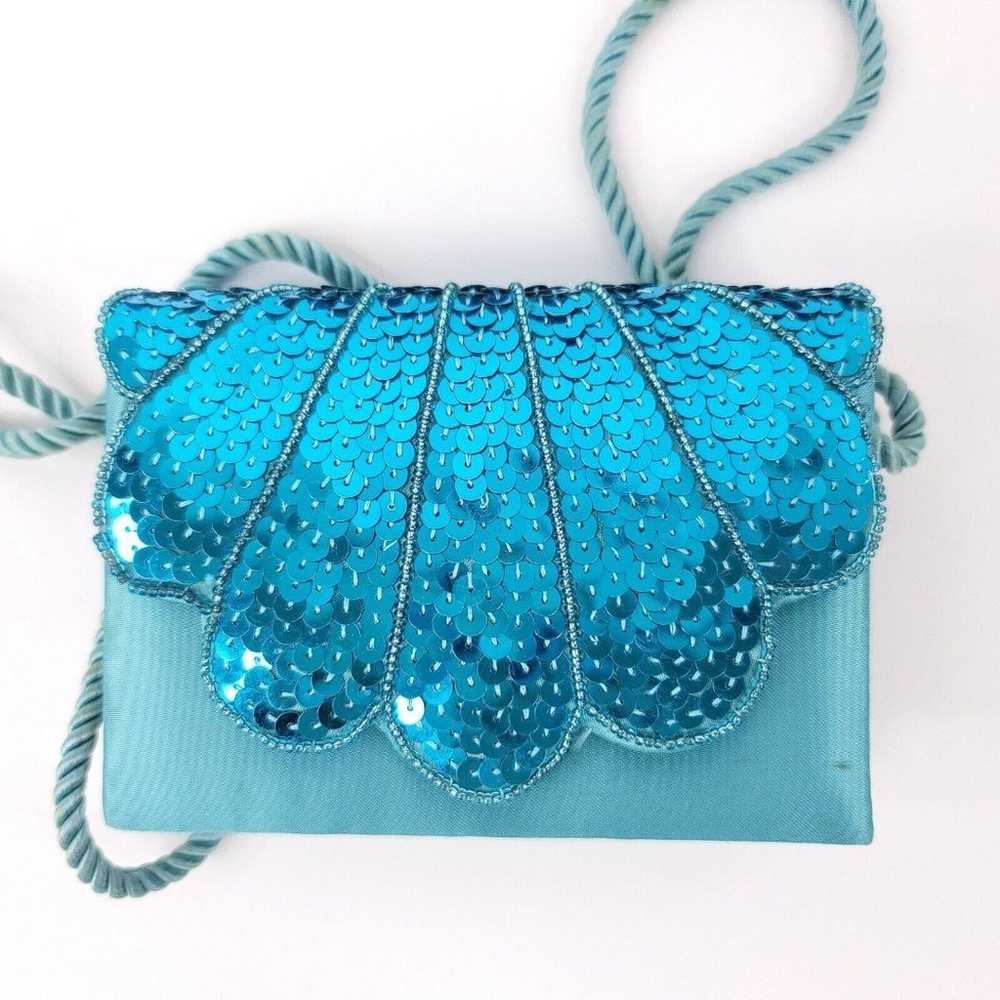 Andre Cellini Vintage Purse Sequin Mermaid Should… - image 9