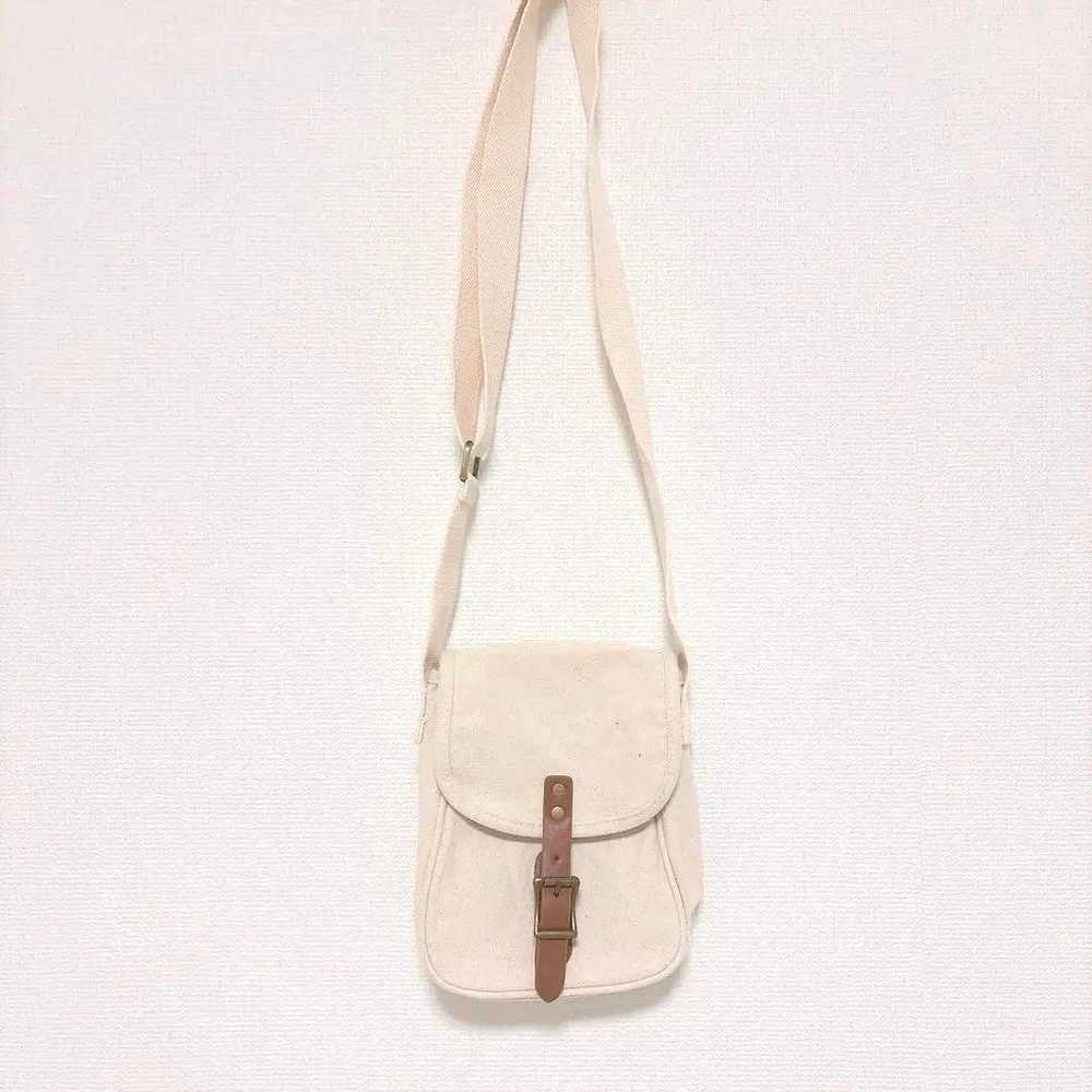 Canvas Shoulder Bag Off-White - image 1