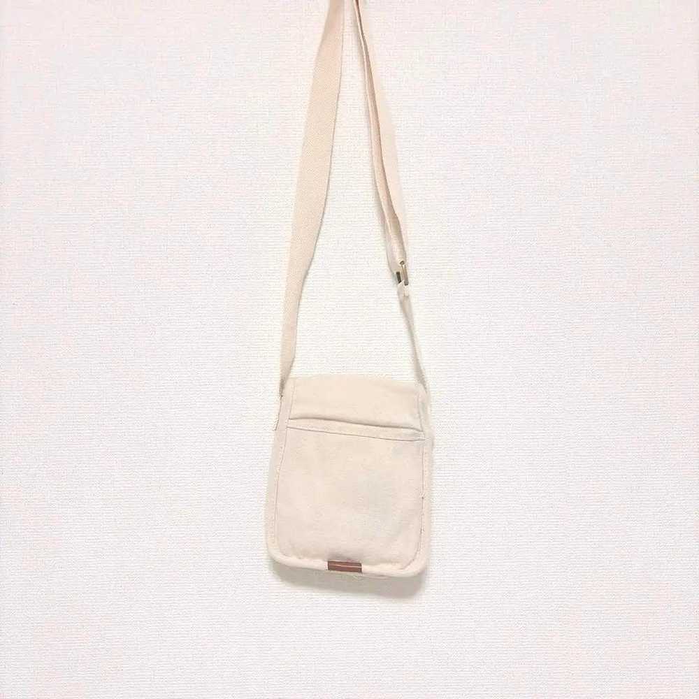 Canvas Shoulder Bag Off-White - image 4