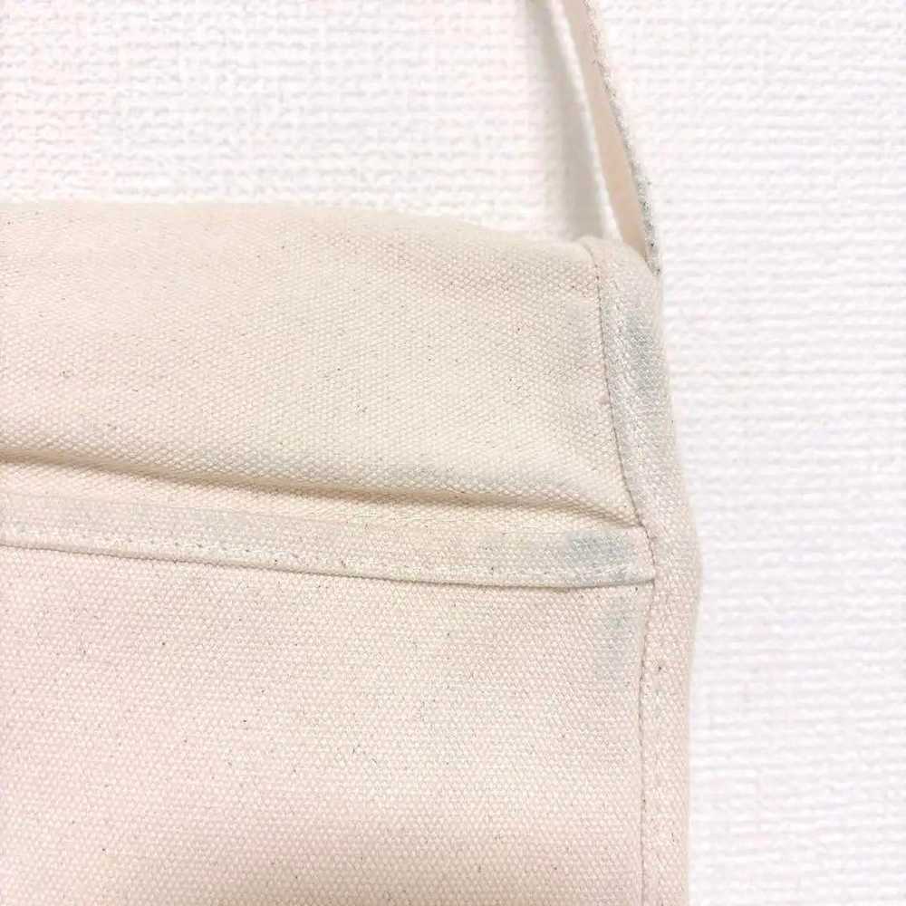 Canvas Shoulder Bag Off-White - image 6