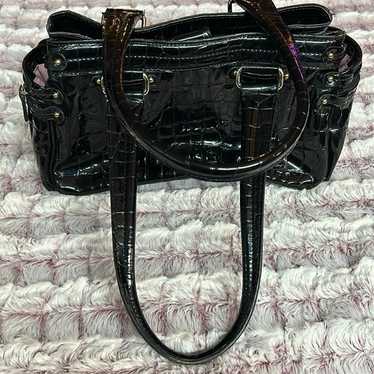 Liz Claiborne, beautiful black satin bag - image 1