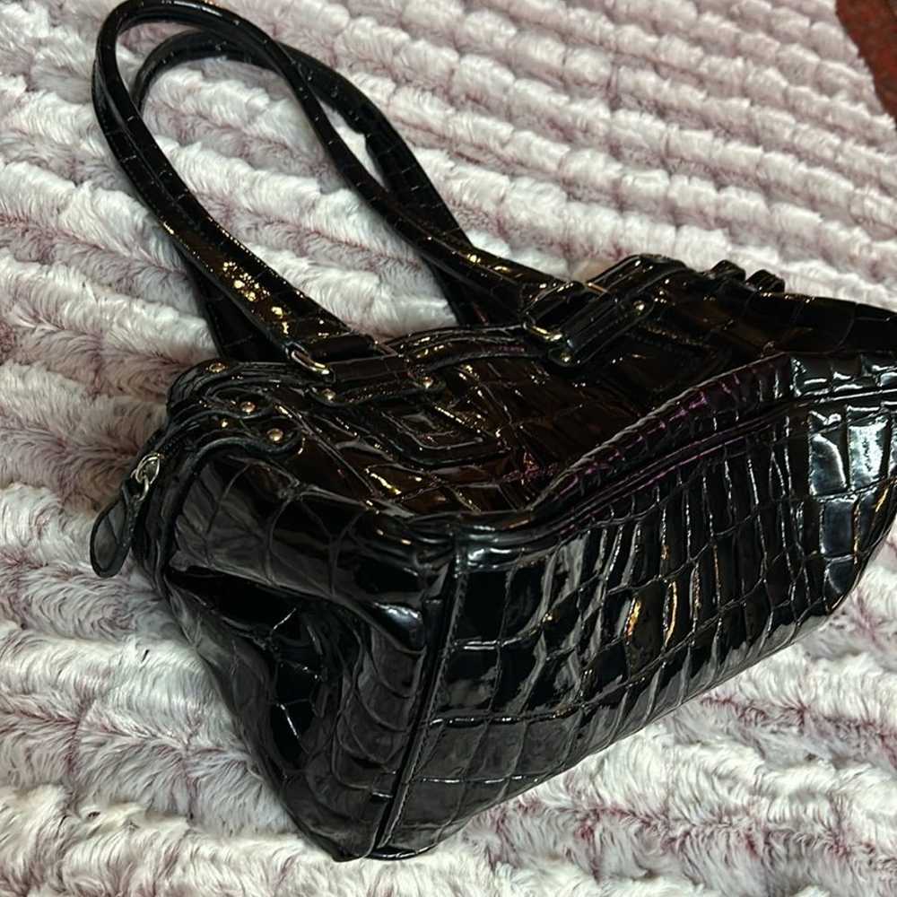 Liz Claiborne, beautiful black satin bag - image 3