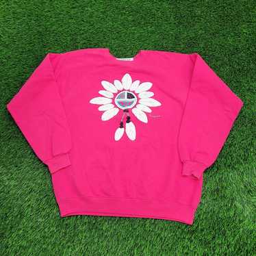 Hanes Vintage 80s Hanes Sweatshirt Womens XL 22x2… - image 1