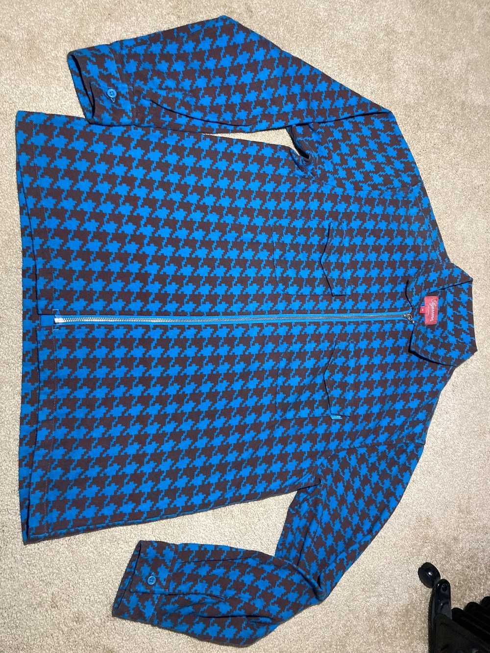 Supreme FW18 Supreme Zip Up Flannel Shirt Houndst… - image 2