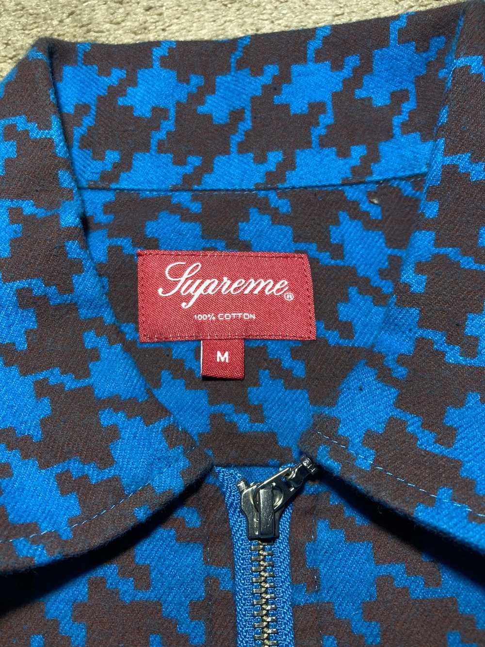 Supreme FW18 Supreme Zip Up Flannel Shirt Houndst… - image 5