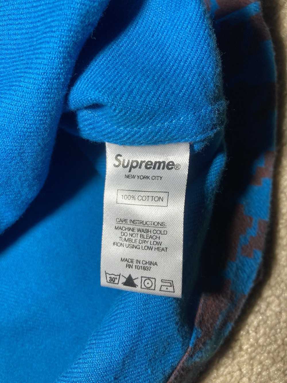 Supreme FW18 Supreme Zip Up Flannel Shirt Houndst… - image 6