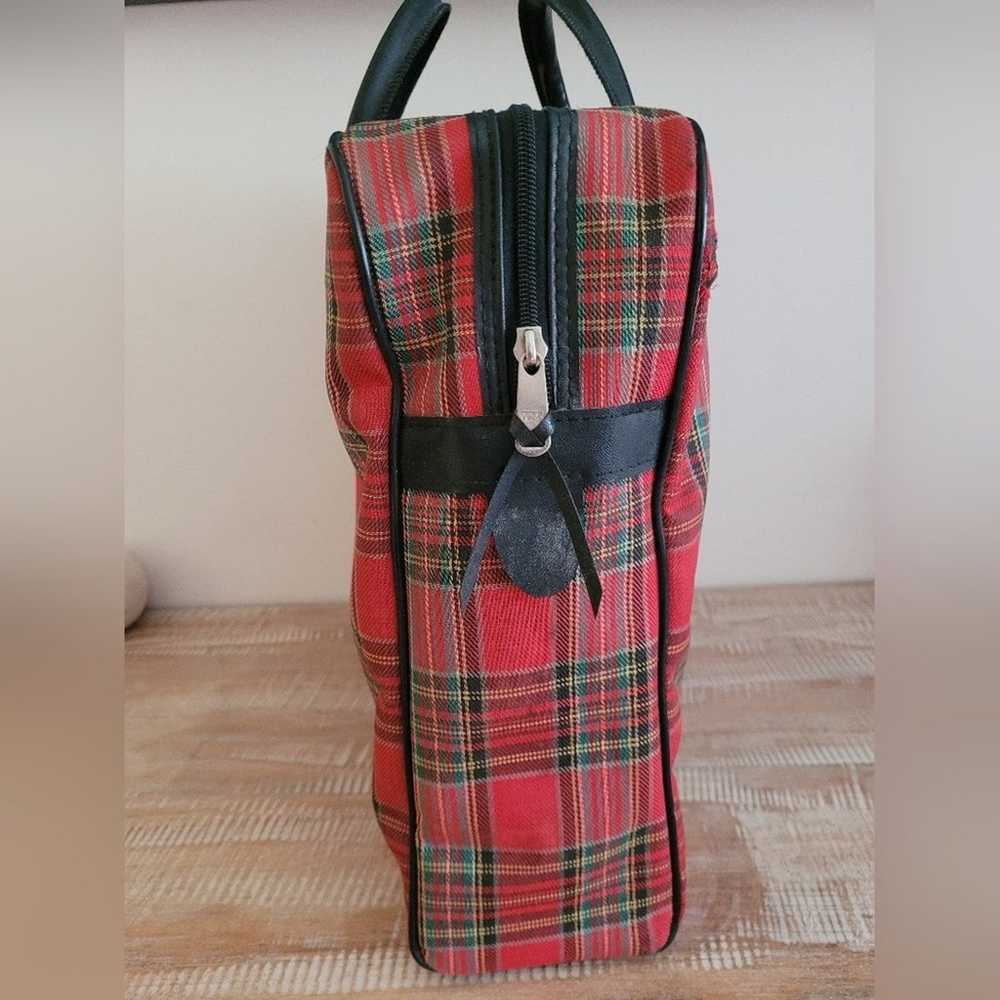 Vintage Royal Stewart Tartan Lunch Bag/ Tote - Al… - image 4