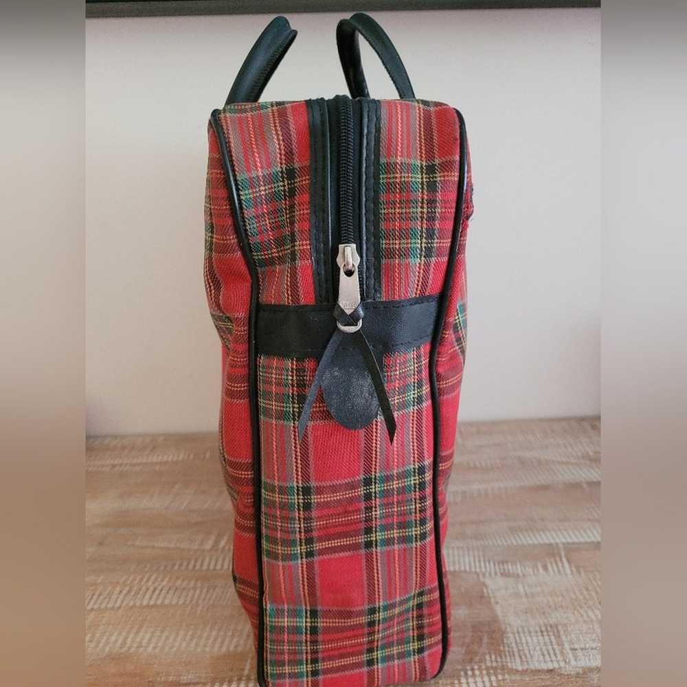 Vintage Royal Stewart Tartan Lunch Bag/ Tote - Al… - image 5