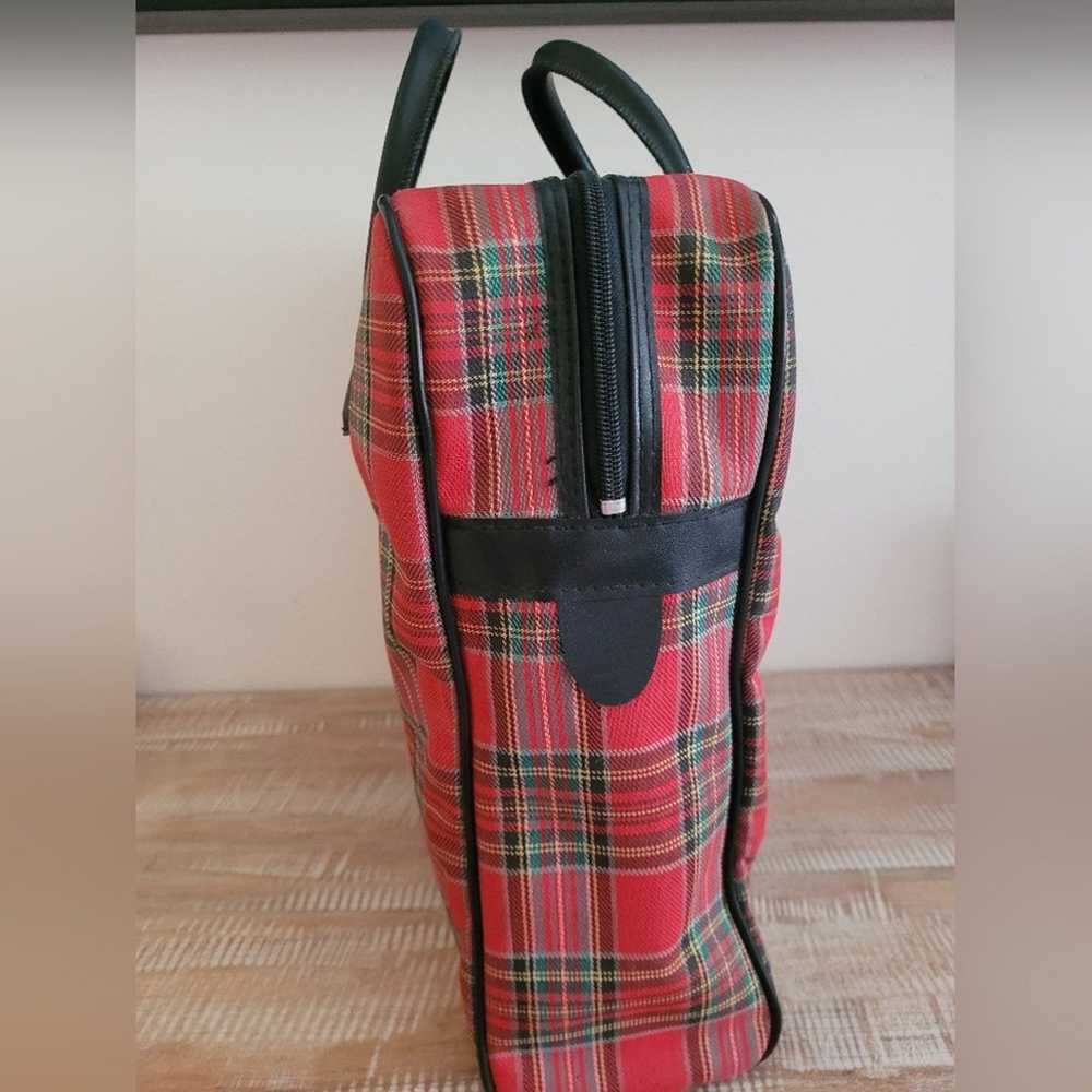 Vintage Royal Stewart Tartan Lunch Bag/ Tote - Al… - image 6