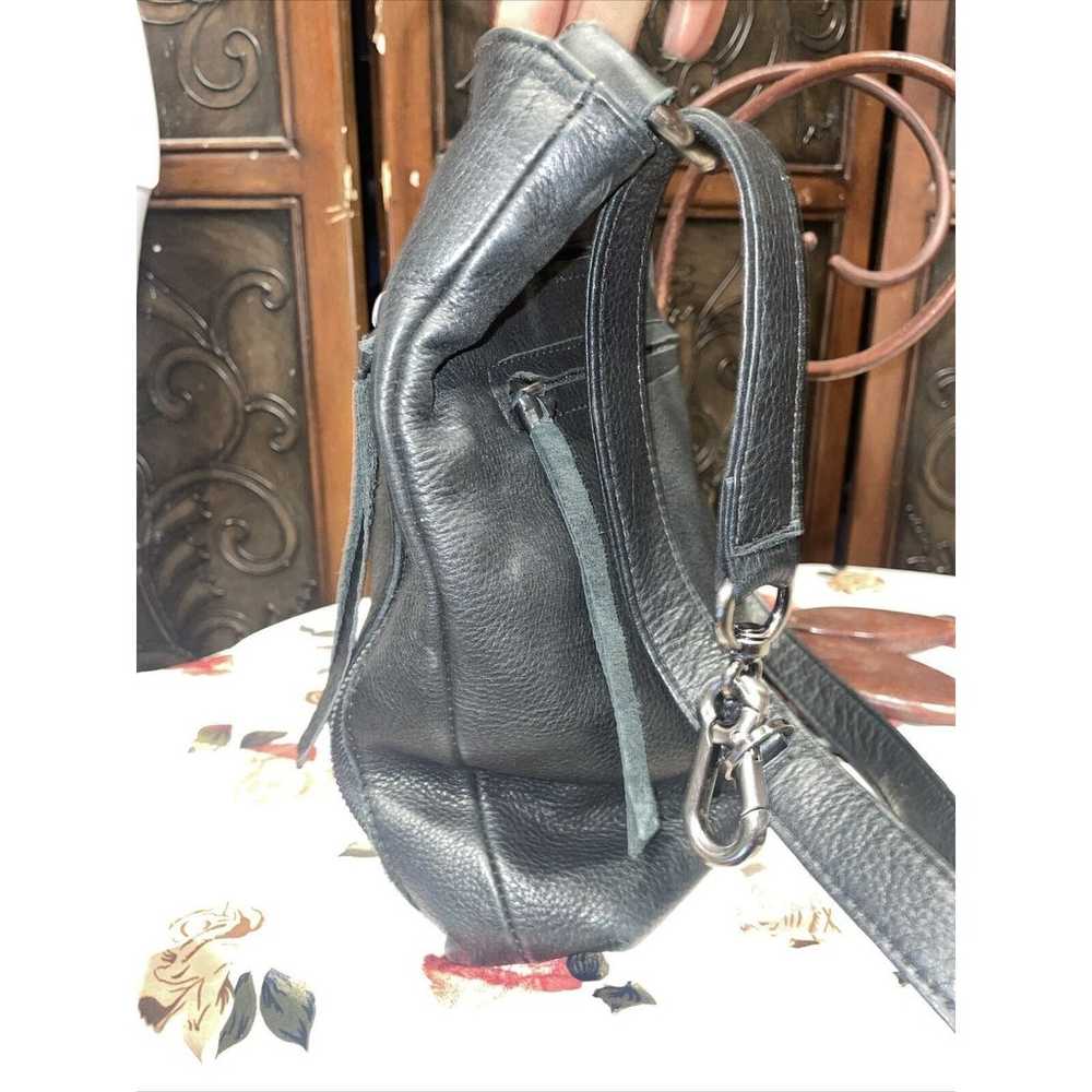 Carla Mancini Black Leather Cross Body Bag / Purse - image 3