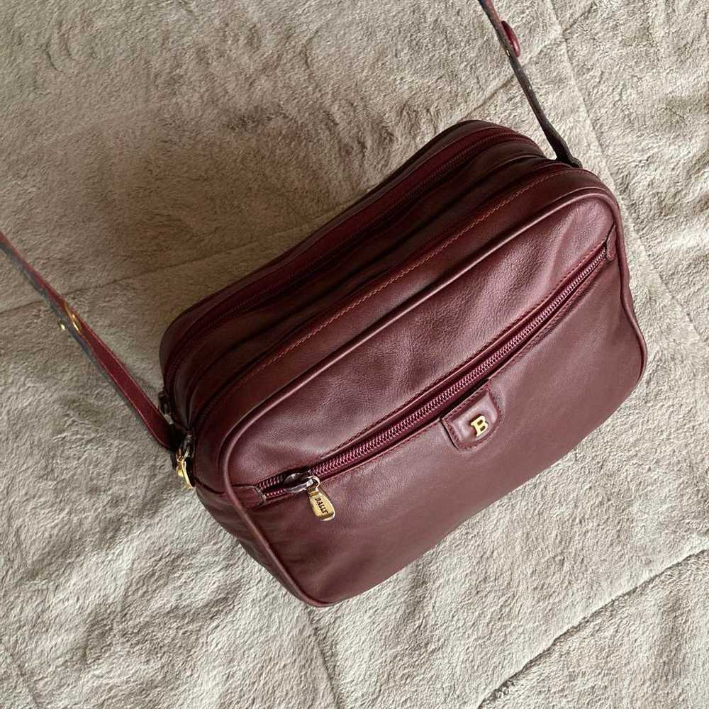 Rare BALLY Old Barry 2-way Shoulder Bag Leather B… - image 12