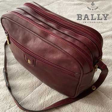 Rare BALLY Old Barry 2-way Shoulder Bag Leather B… - image 1