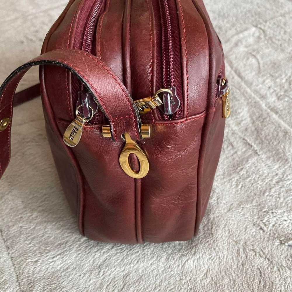 Rare BALLY Old Barry 2-way Shoulder Bag Leather B… - image 4