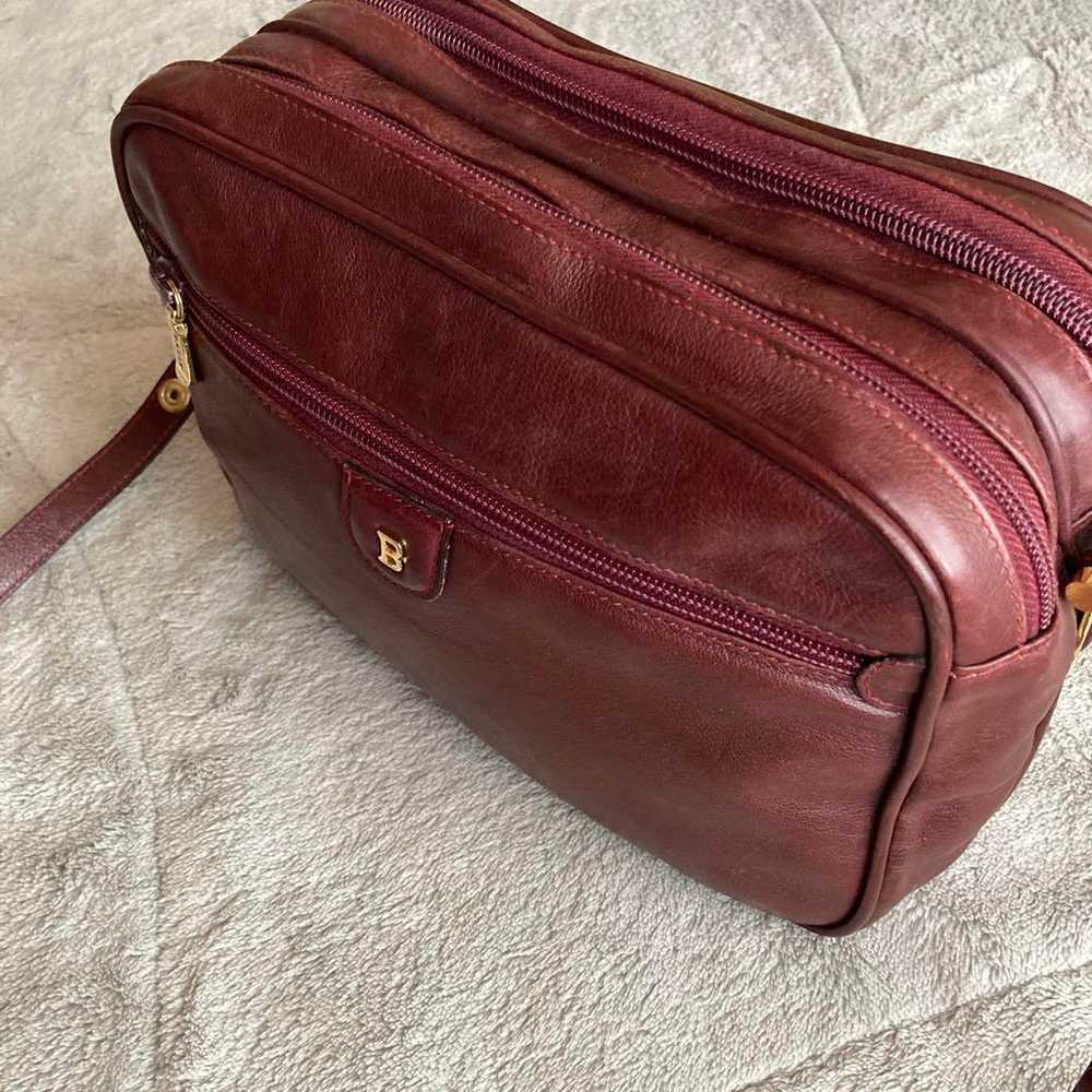 Rare BALLY Old Barry 2-way Shoulder Bag Leather B… - image 8