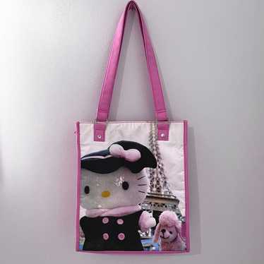 Hello Kitty 2008 pink vinyl deals tote bag