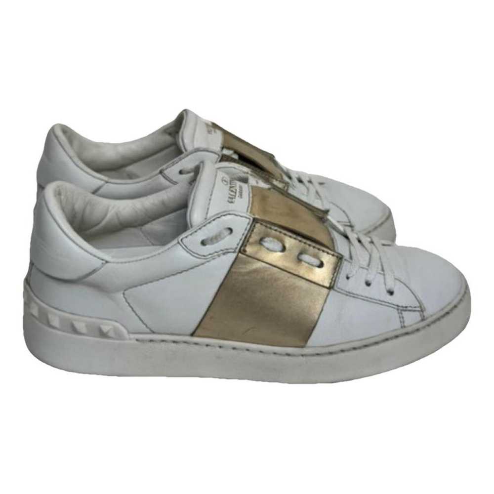 Valentino Garavani Open leather trainers - image 1