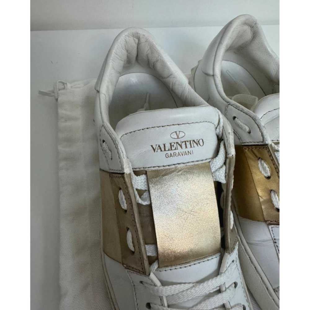 Valentino Garavani Open leather trainers - image 5