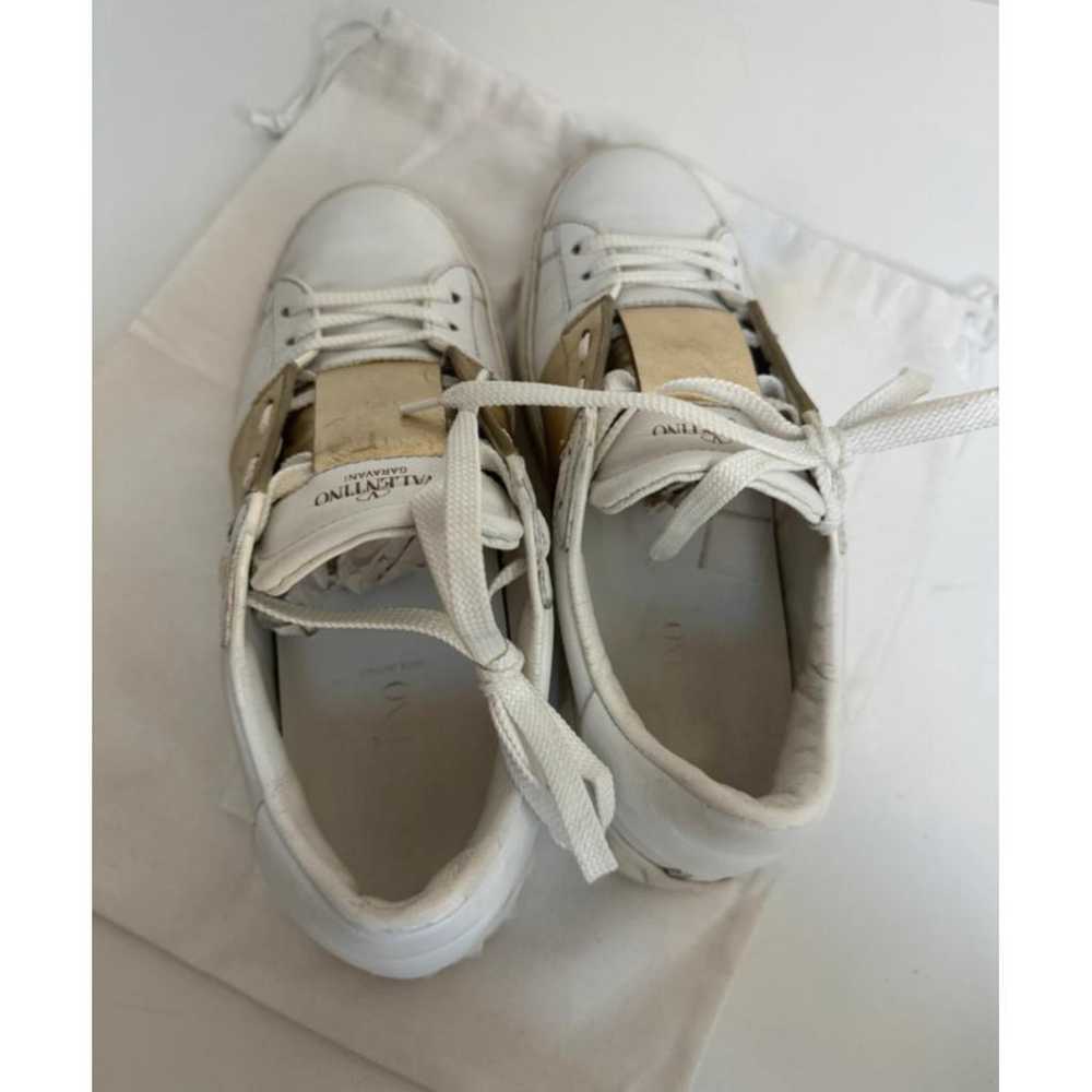 Valentino Garavani Open leather trainers - image 9