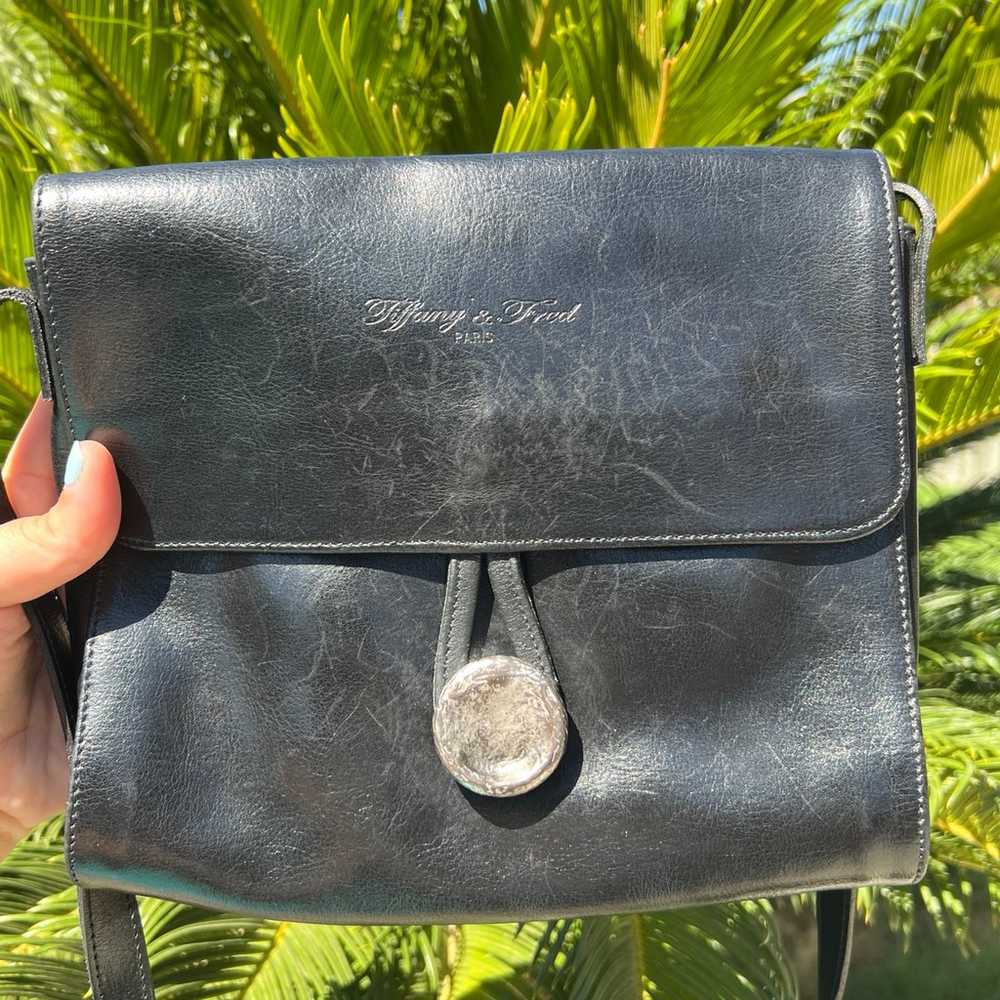 Vintage Leather Tiffany & Fred Crossbody - image 10