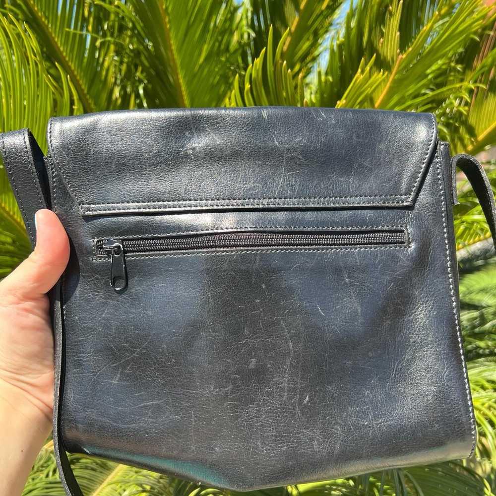 Vintage Leather Tiffany & Fred Crossbody - image 11