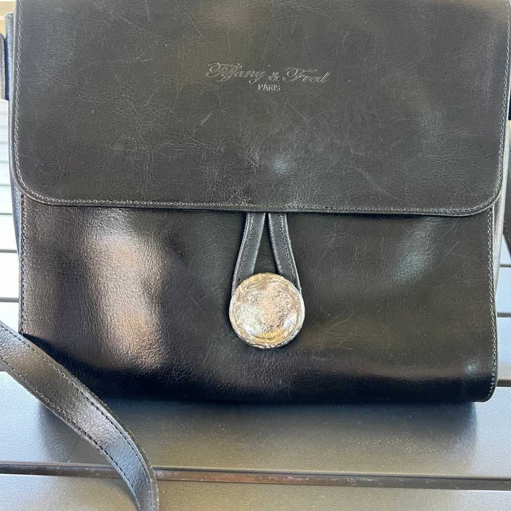 Vintage Leather Tiffany & Fred Crossbody - image 2