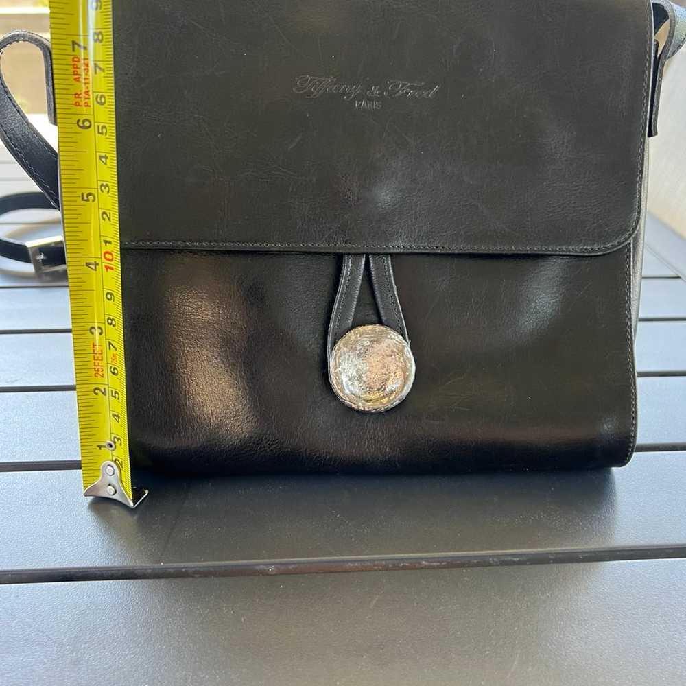 Vintage Leather Tiffany & Fred Crossbody - image 8