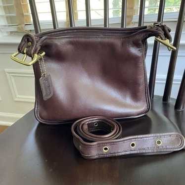 Vintage Coach Legacy Zip Dark Brown Hang Tag 9966… - image 1