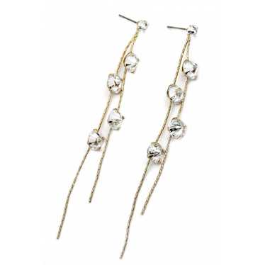 Ocean fashion Yellow gold earrings