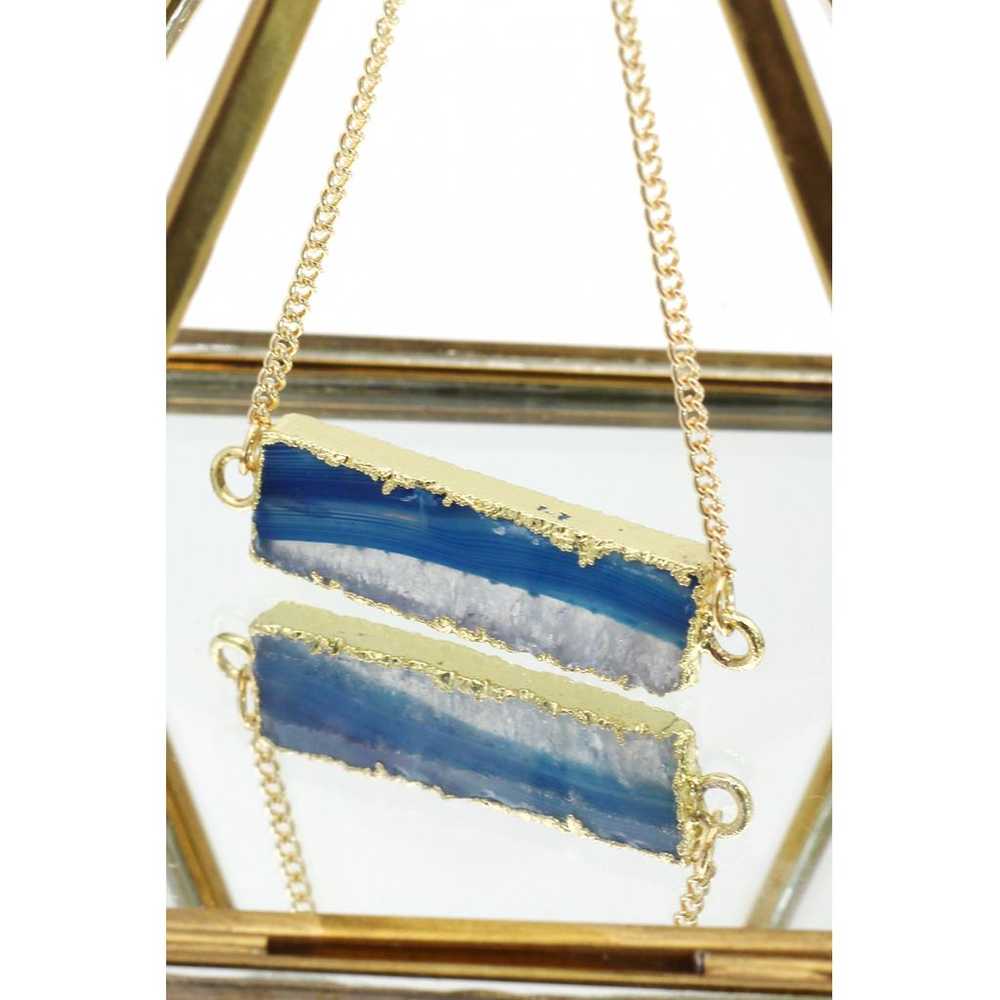 Ocean fashion Yellow gold necklace - image 4