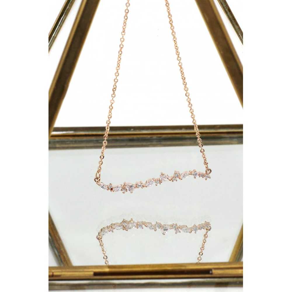 Ocean fashion Pink gold necklace - image 3