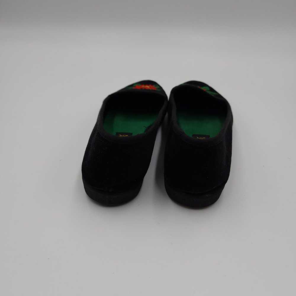 Vintage Christmas Velvet Holiday Editions Flats S… - image 7