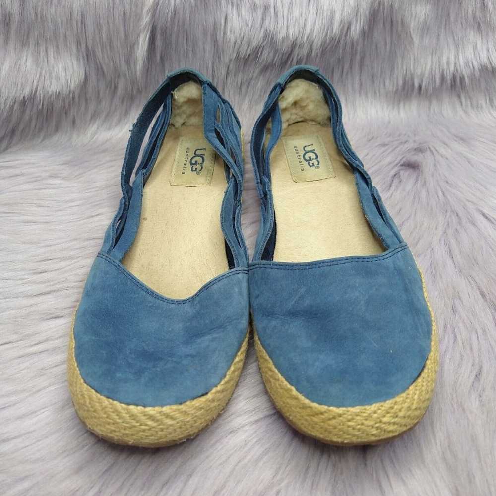 UGG Cicily Shearling Lined Suede Espadrilles Flat… - image 1