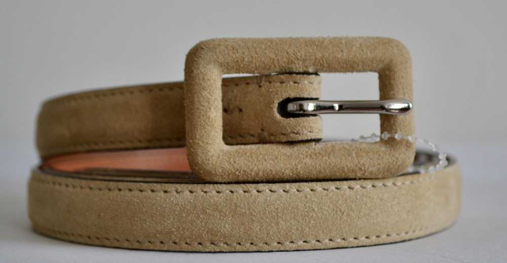 Product Details Ralph Lauren Beige Suede Belt - image 2