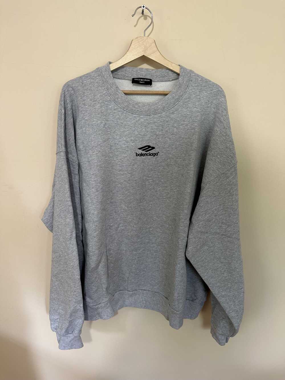 Product Details Balenciaga Grey Logo Sweatshirt - image 3