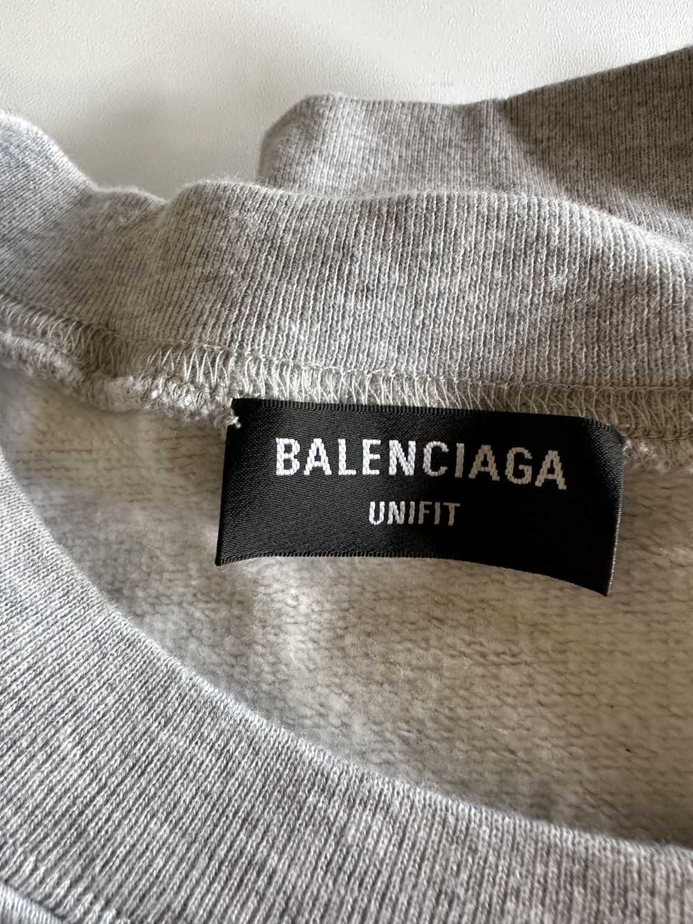 Product Details Balenciaga Grey Logo Sweatshirt - image 5