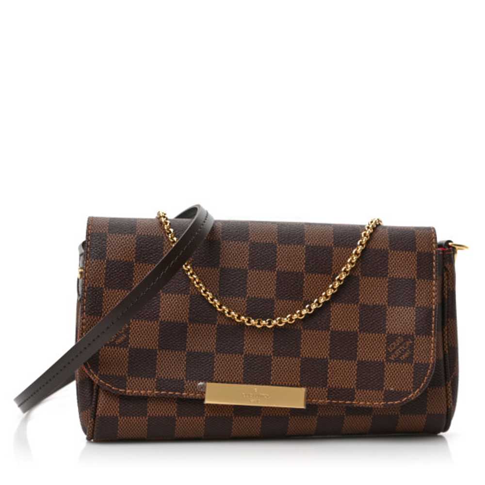 LOUIS VUITTON Damier Ebene Favorite PM - image 1