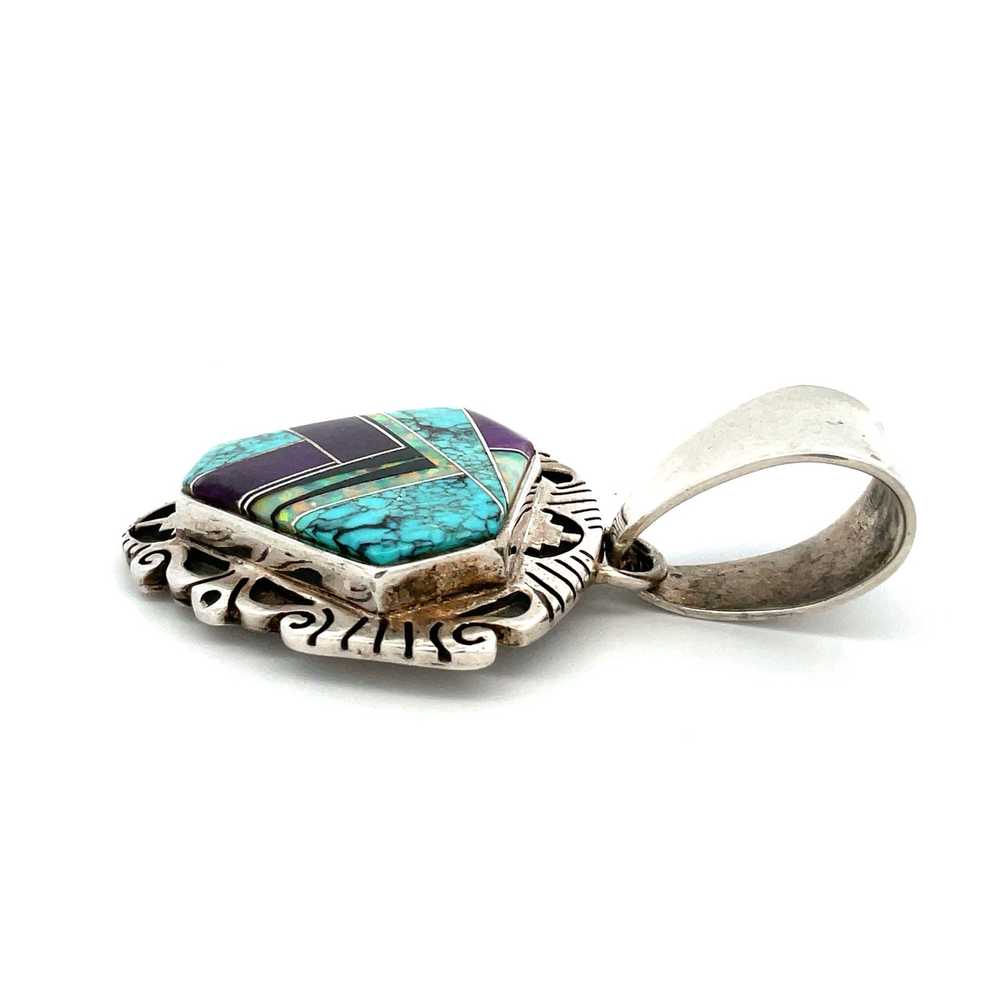 Sterling Silver Cecil Ashley Turquoise, Charoite,… - image 2