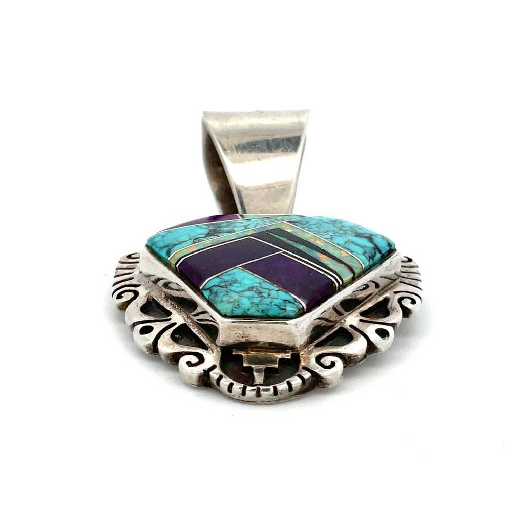 Sterling Silver Cecil Ashley Turquoise, Charoite,… - image 3