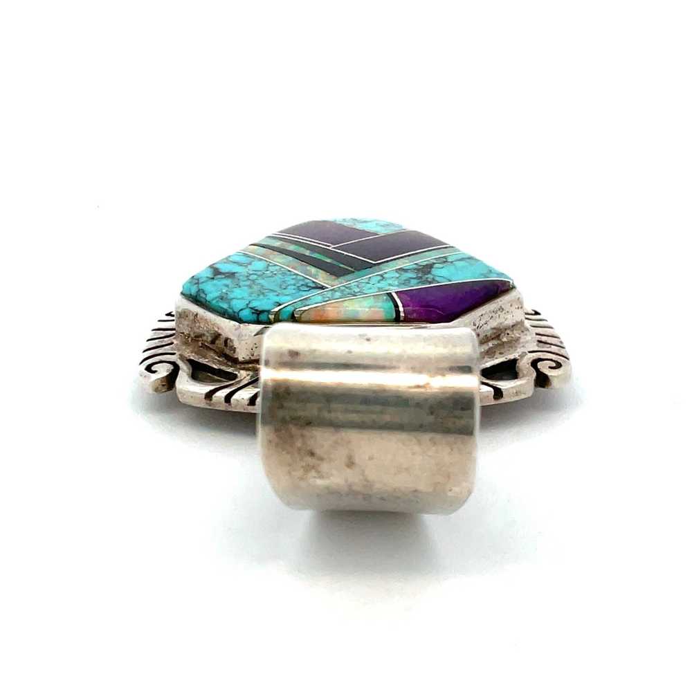 Sterling Silver Cecil Ashley Turquoise, Charoite,… - image 5