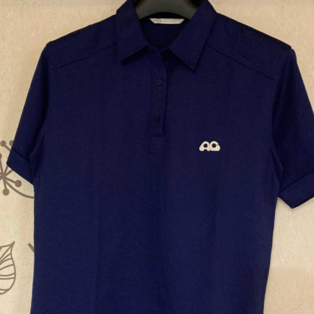 Creage Polo Shirt Navy One Point Logo - image 2