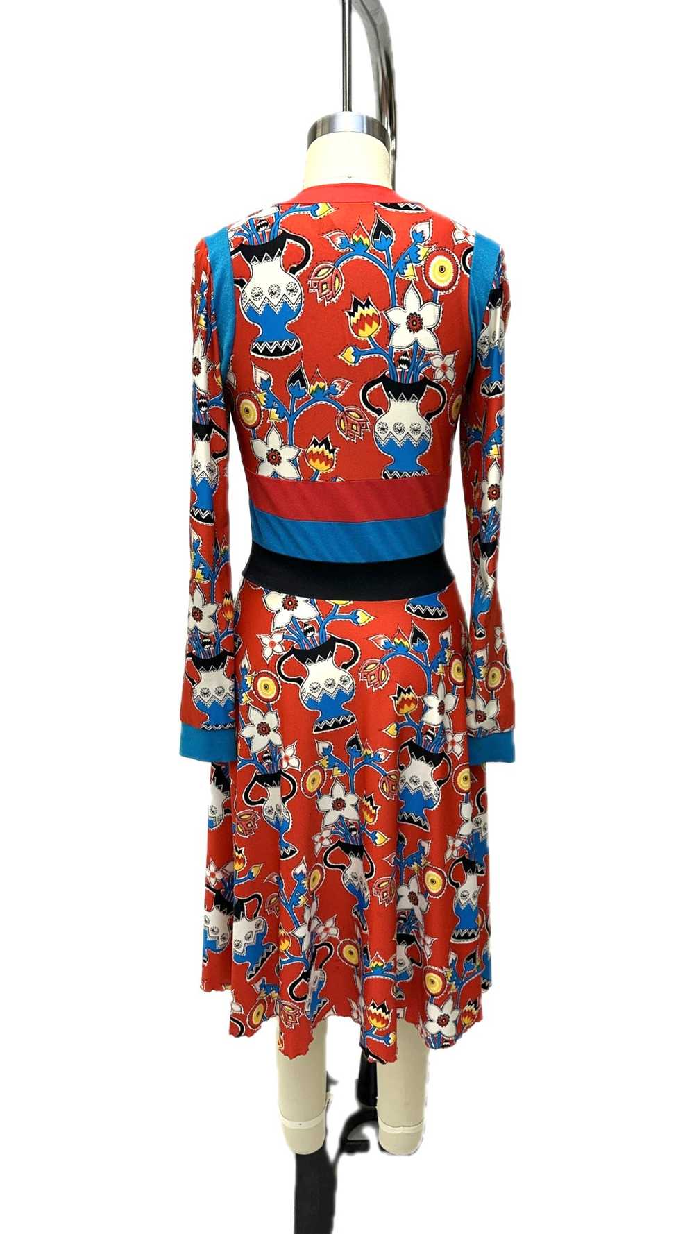 Giorgio Sant' Angelo Floral Vessel Print Dress - image 2