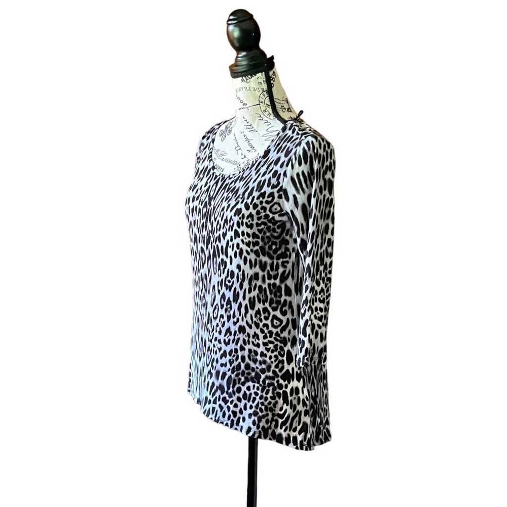 Cynthia Rowley womens leopard print multicolored … - image 2