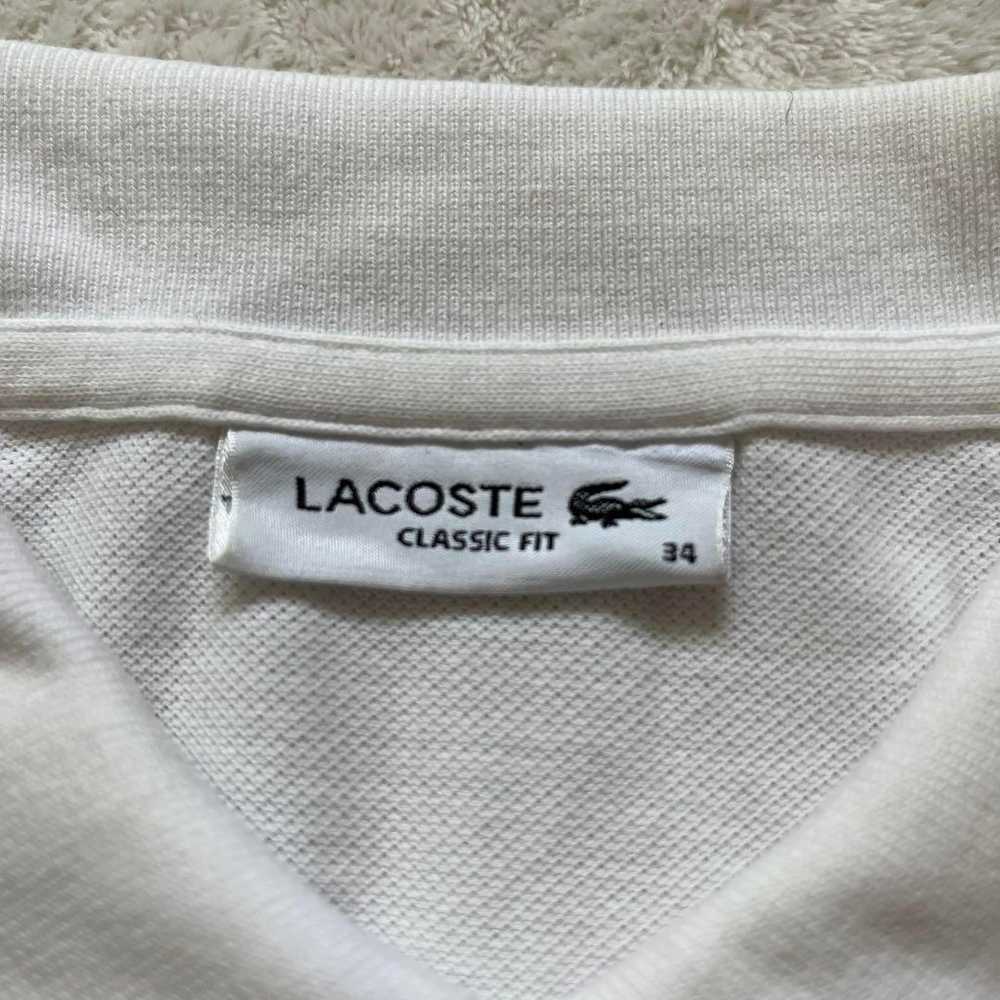 R Lacoste Polo Shirt (SS) Logo Simple Casual Smal… - image 6